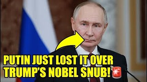 WATCH_ THE MOMENT Putin FINDS OUT Trump DIDN’T Win Nobel Prize🚨