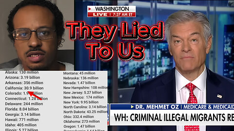 They Lied to us - Illegal Immigrant cost per state, Medicare cost, Government shutdown exposed