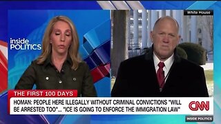 Dana Bash Does A Double-Take In Shock & Horror As Tom Homan Explains How Illegals Face Deportations