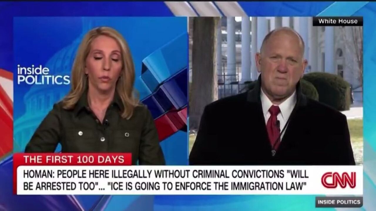 Dana Bash Does A Double-Take In Shock & Horror As Tom Homan Explains How Illegals Face Deportations