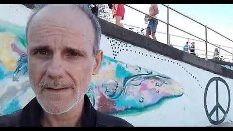 Thoughts on how the Great Awakening is also a Great Awavening from the whale mural at Bondi Beach