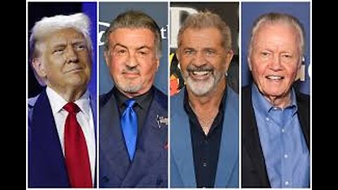 Trump, Mel Gibson, Sylvester Stallone y Jon Voight destruyen a Hollywood