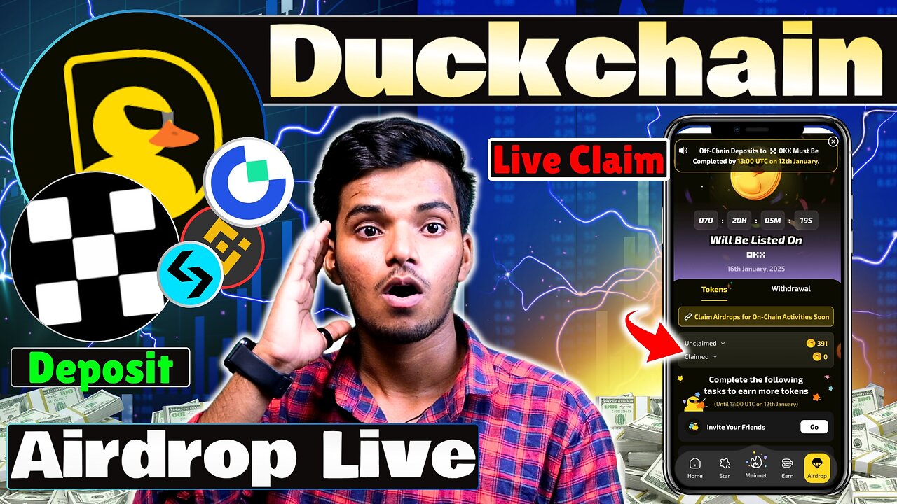 Duckchain airdrop Claim Live | duckchain airdrop withdrawal | duckchain new update today