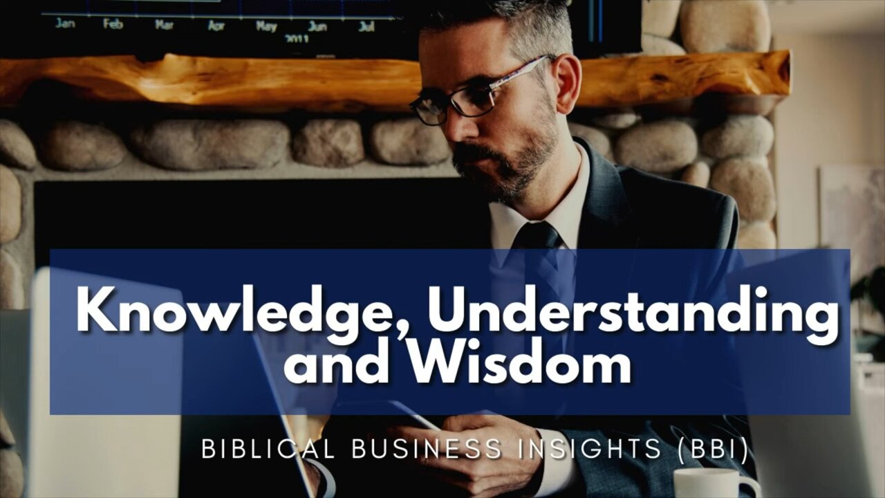 Dr. Myles Munroe distinguishes between knowledge, understanding, and wisdom