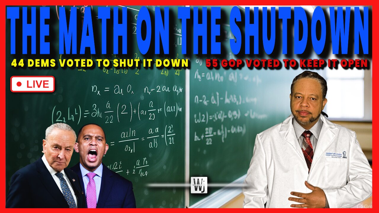 LET'S DO THE MATH ON THE GOV SHUTDOWN