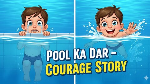 Pool Ka Dar 🏊‍♂️ | Courage Story for Kids | Motivational Animation @LearnToons