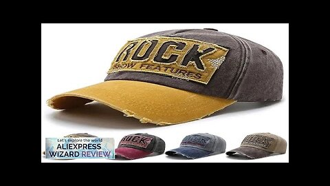 Korean Version Of The New Washed Letter Spring And Autumn Cap Men's Review