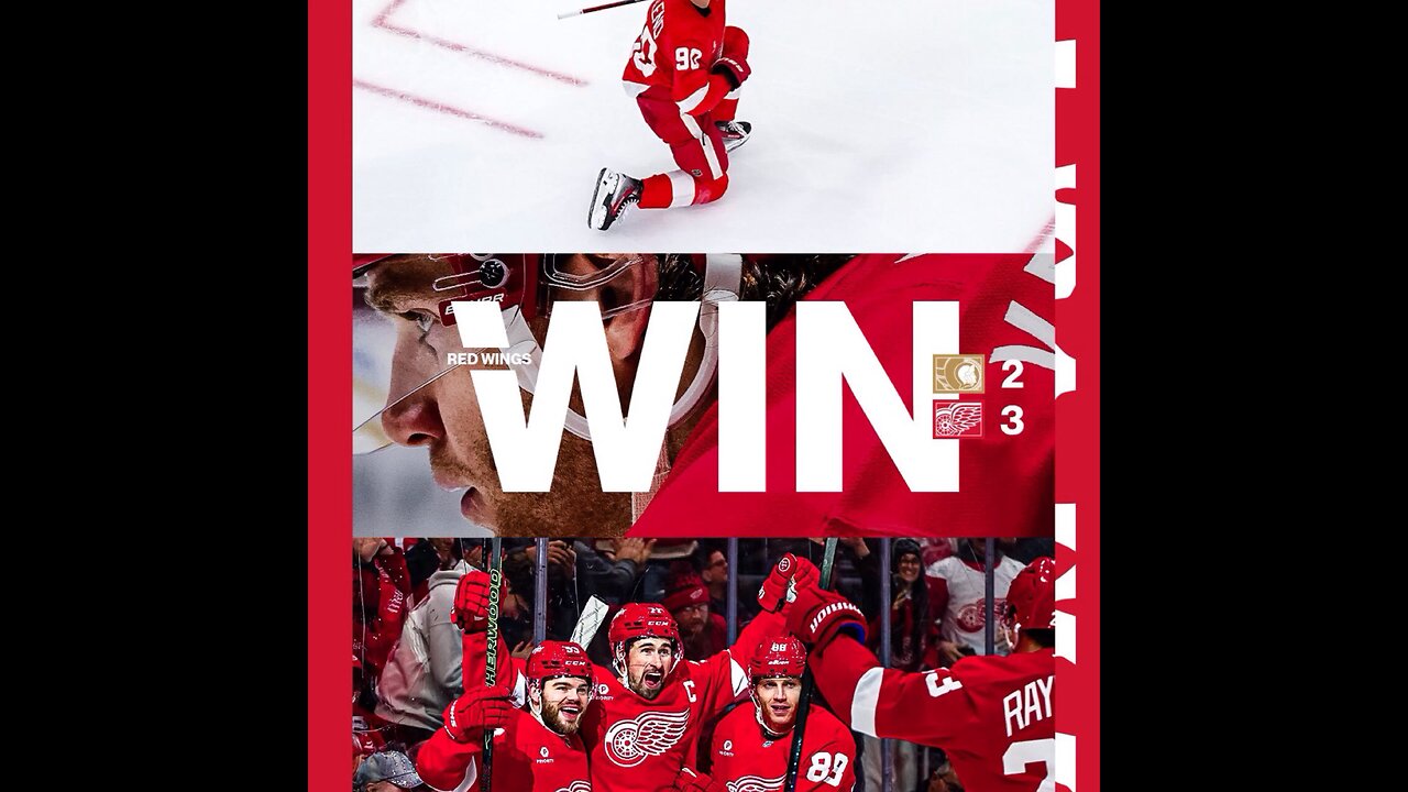 Detroit Red Wings win 5th straight in OT vs Ottawa Senators