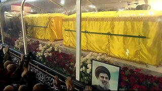 Live the funeral of Hassan Nasrallah HIzb Allah Leader