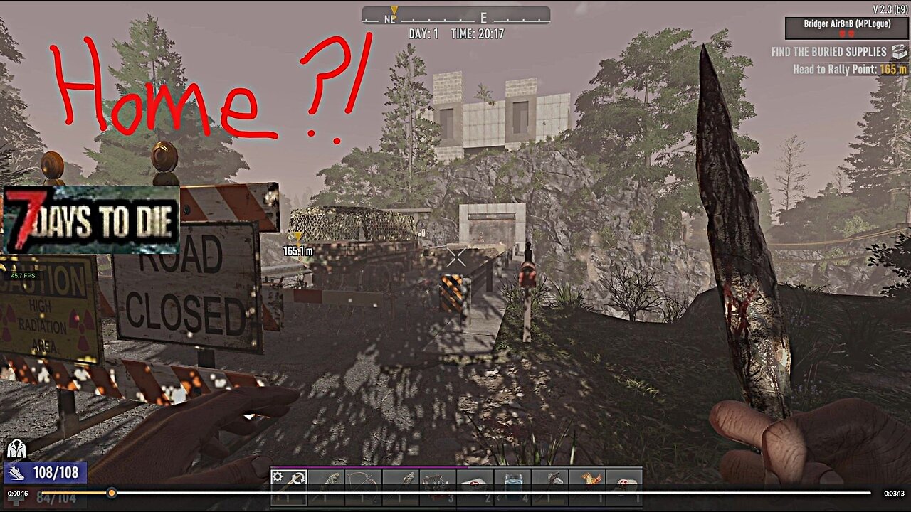 7D2D Clearing Zombies Out for My New Base!