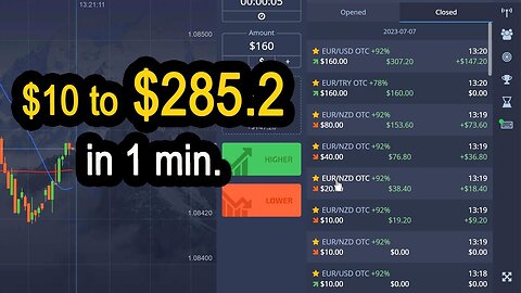 $10 to $285.2 in 1 MINUTE!