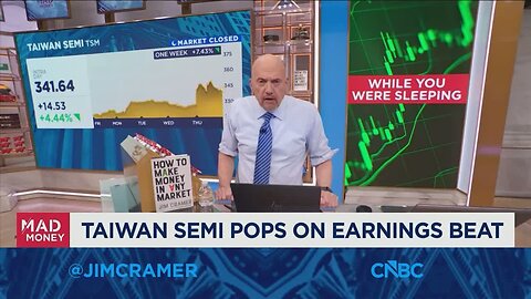 Jim Cramer talks strength in semis pushing stocks higher