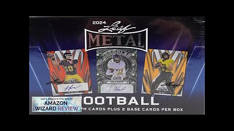 2024 Leaf Metal Football HOBBY box (7 cards incl. FIVE Autograph cards Review