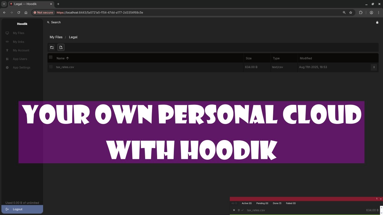 Create Your Own Personal Cloud in Minutes with Hoodik – Step-by-Step Setup Guide!