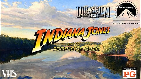 Opening and Closing to Indiana Jones and The Temple of Doom (1984 Film) 1999 A.D. VHS