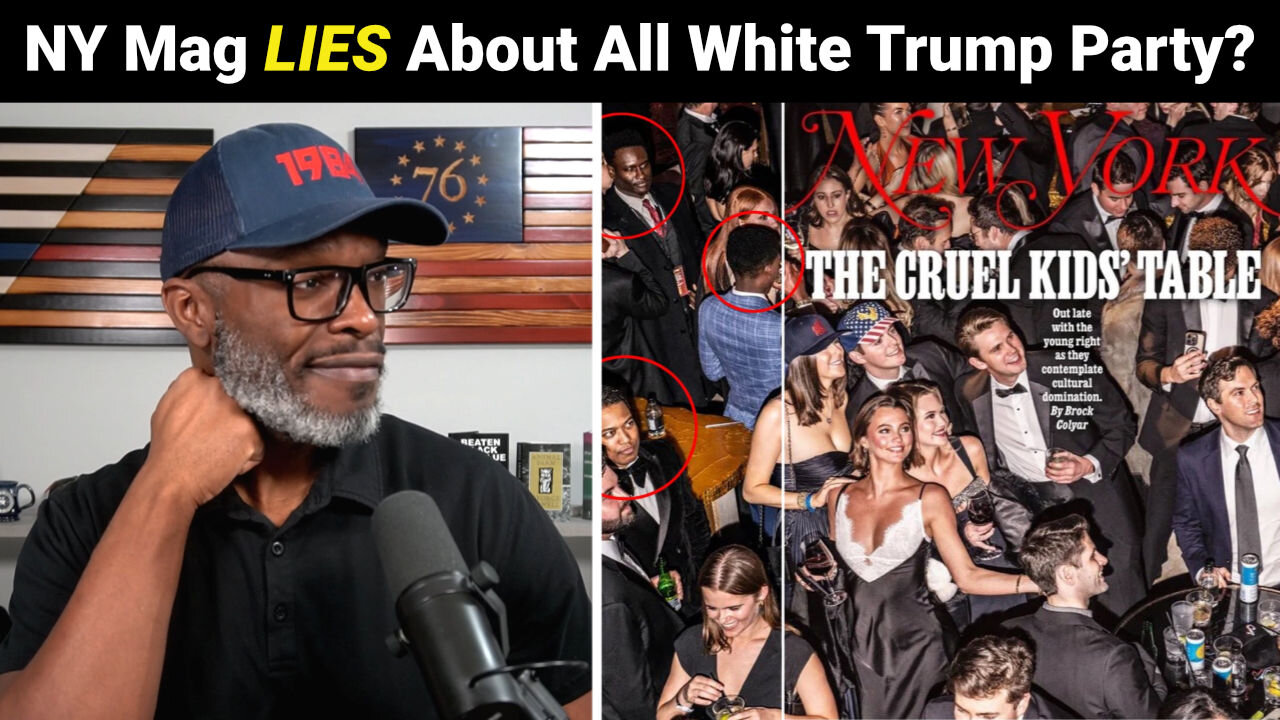 New York Magazine LIES About Trump Party Being All White?