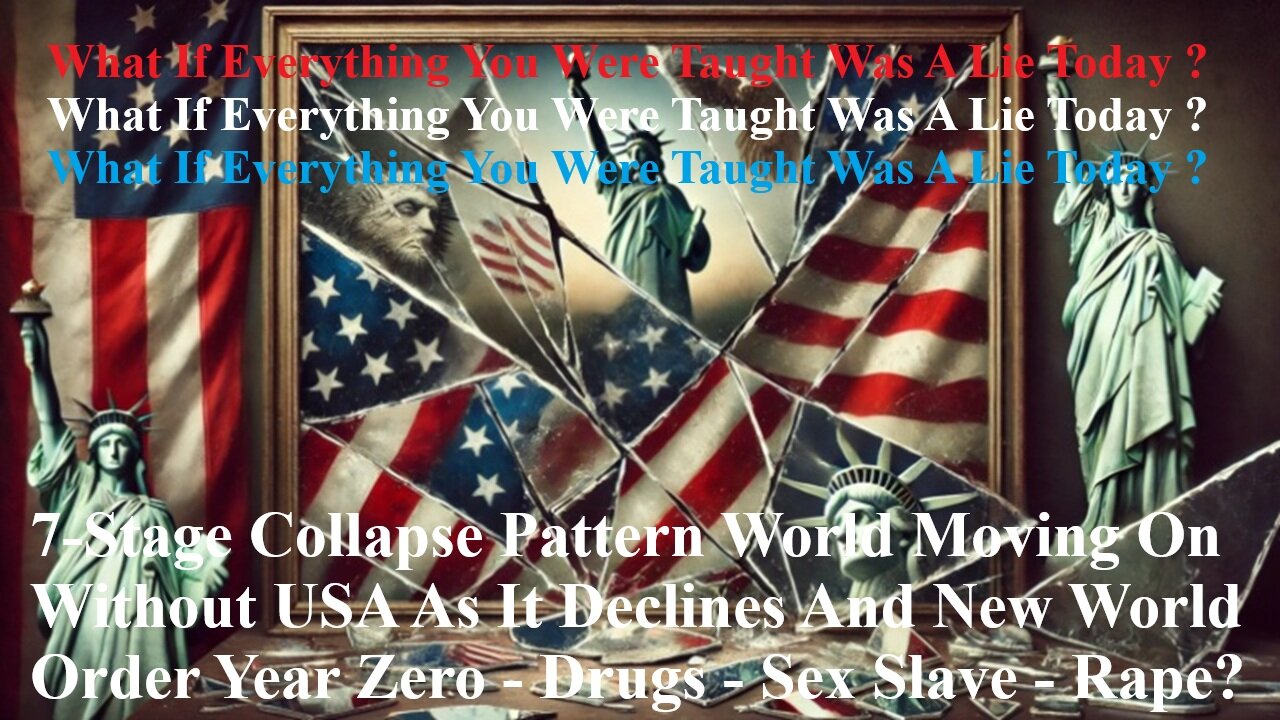 7-Stage Collapse Pattern World Moving On Without USA As It Declines And New World Order Year0
