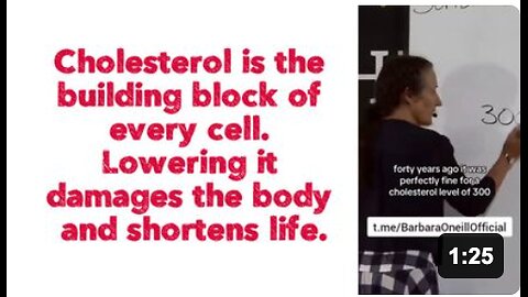 Cholesterol is the building block of every cell. Lowering it damages the body and shortens life.