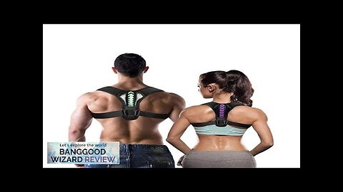 KALOAD Adjustable Back Shoulder Posture Corrector Belt Clavicle Spine Support for Home Review