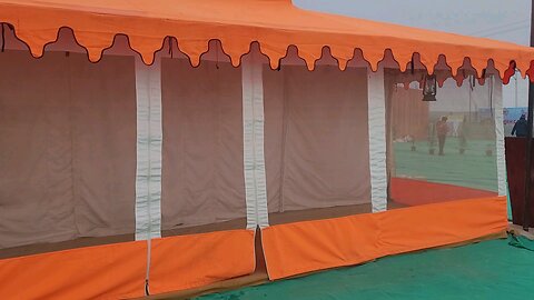 The Tent city in India Prayagraj Mahakumbh Fair 2025