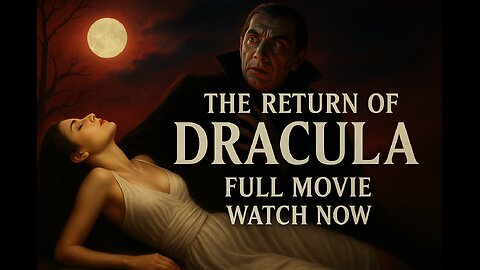 The Return of Dracula (1958) 🩸 Full Movie | Classic Horror | Watch Now
