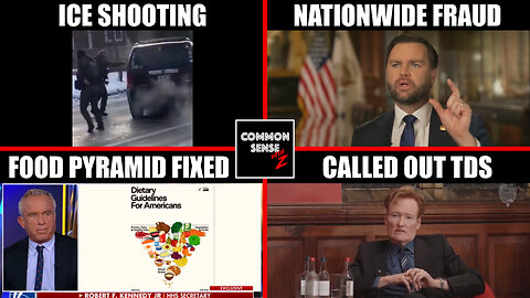 ICE Shooting in MN | JD Vance Fraud Claims | RFK Jr MAHA Diet Fix | Conan Slams TDS Comics