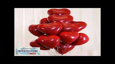 12inch Heart Shaped Wedding Balloon High Metal Latex Balloons Birthday Party Proposal Review