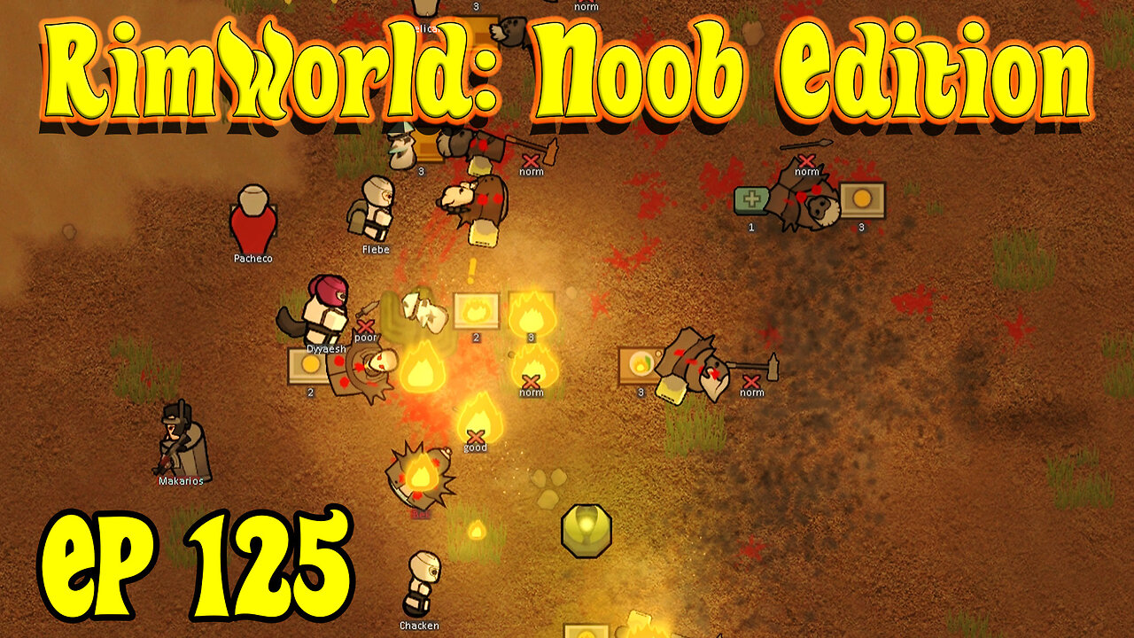 Mech Cluster Crushed by EMP Barrage | RimWorld Noob [EP125]