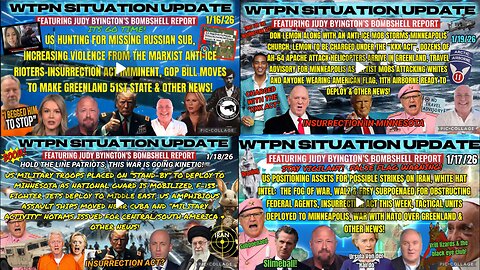 SHituation UPDate FOUR DAYS - 1/16, 19th, 18th, & 17th 2026 [GREENLAND, WAR??]