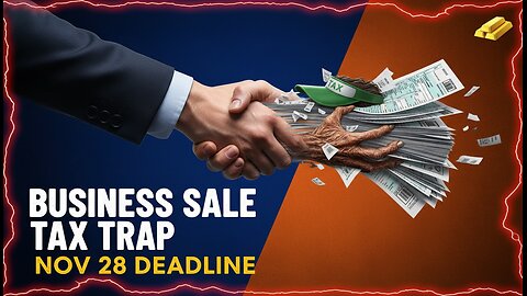 BUSINESS SALE TAX TRAP: Capital Gains Will Steal Your Payday (Gold IRA Hedge)