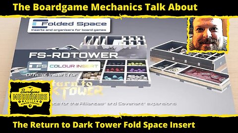 The Boardgame Mechanics Talk About The Return to Dark Tower Folded Space Insert