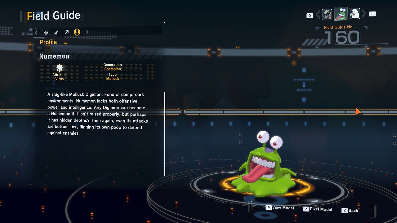 numemon all digivolution/de-digivolution/profile Digimon Story Time Stranger