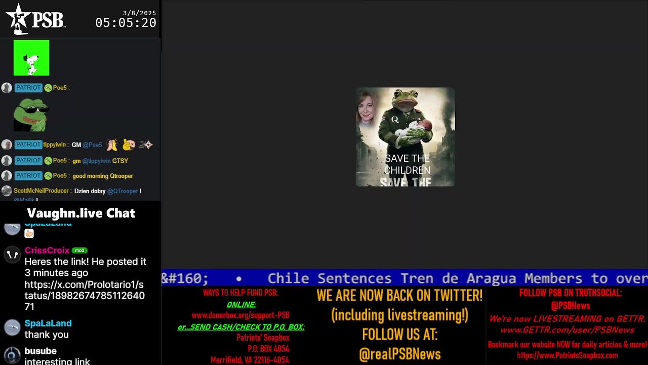 2025-03-08 05:00 EST - Patriots Rising: with Q Trooper & Majjik