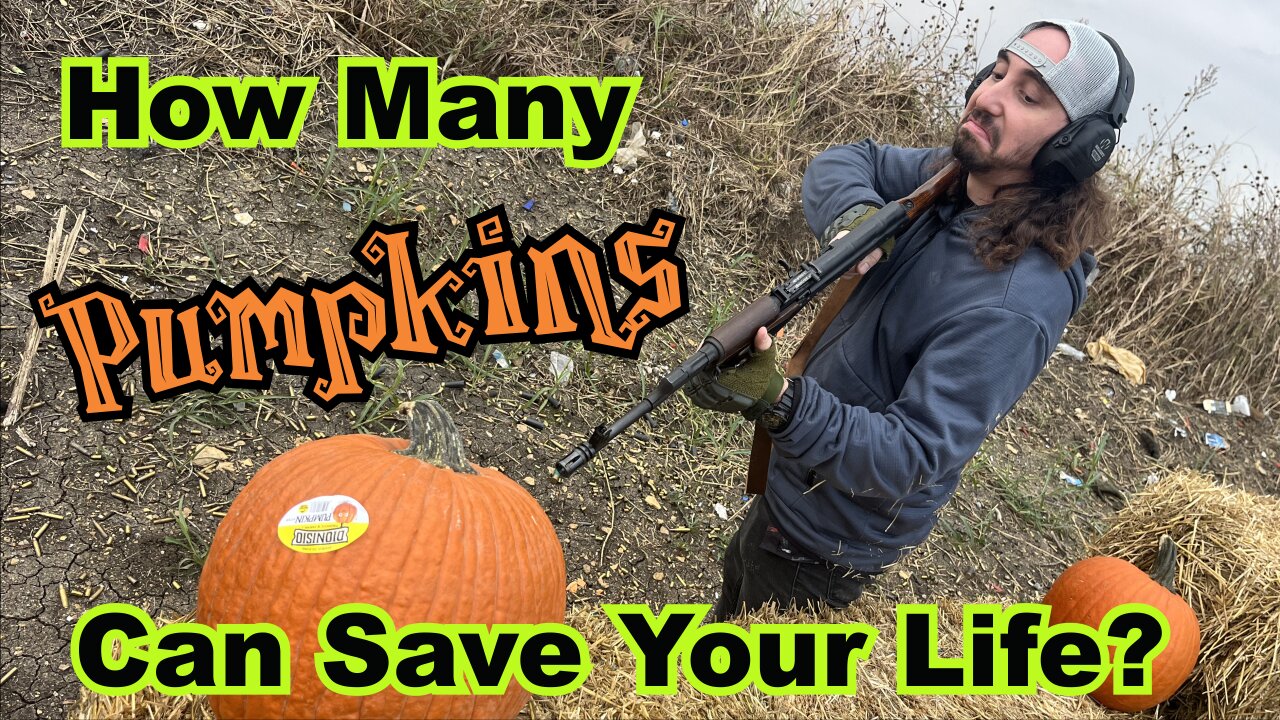 How many pumpkins does it take to stop a bullet?