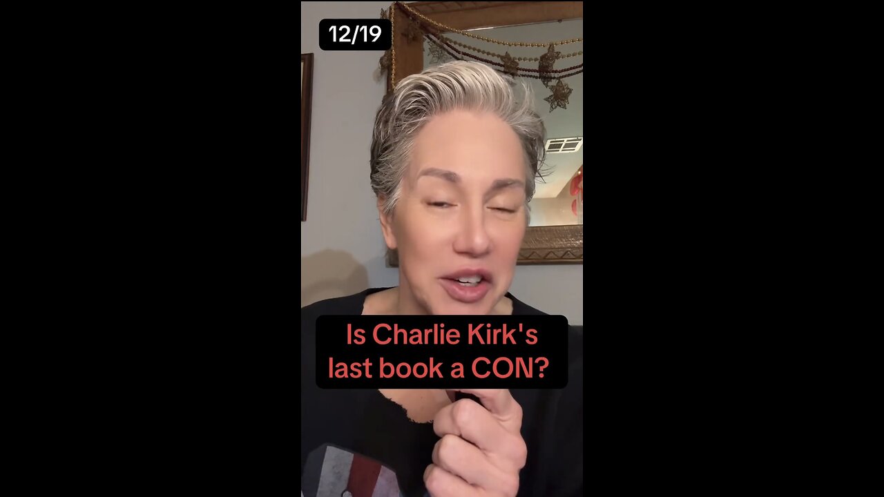 Is Erika Conning us on Charlie's Book