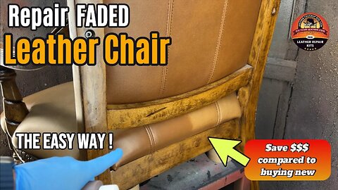 Repair Faded Leather Chair the Easy Way!