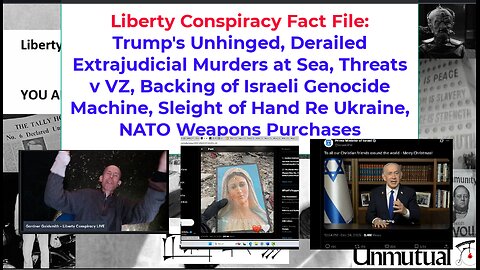 Fact File: Trump Pushes Immoral War v VZ, Loves Genocidal IDF, STILL Arms NATO