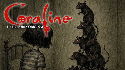 La ATERRADORA Historia Original de CORALINE 🐈‍⬛