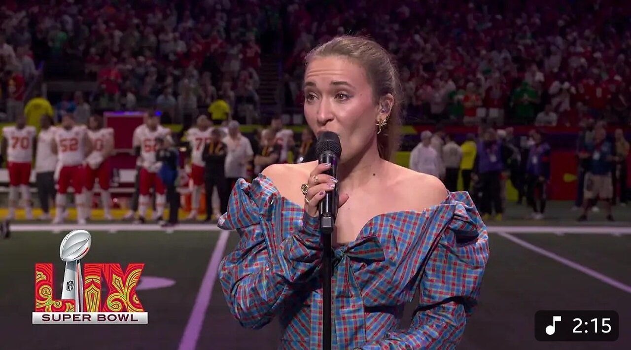 Lauren Daigle Sings America the Beautiful at Super Bowl LIX