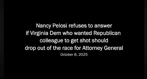 Crazy Nancy Pelosi believes political violence is ok!