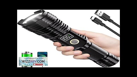 Flashlights High Lumens Rechargeable 990000LM LED Super Bright Flash Light Zoomable Review