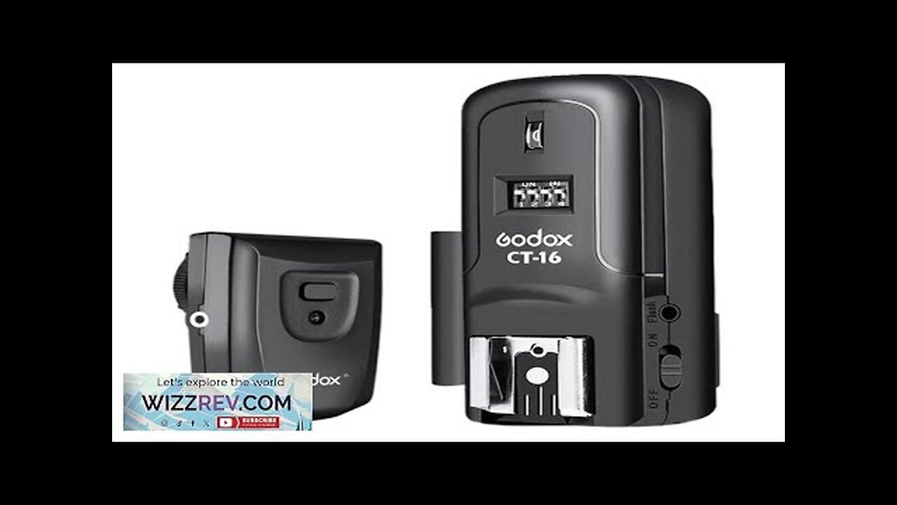 Godox CT-16 Trigger 16 Channels Wireless Radio Flash Transmitter Receiver for Canon Review