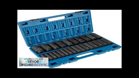 VEVOR Impact Socket Set 1/2 Inches 26 Piece Impact Sockets Deep Socket Review