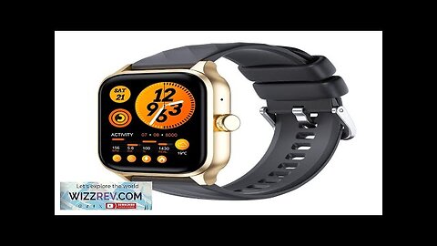 Weofly Active 1.85inch HD Screen bluetooth Call Heart Rate Blood Pressure Blood Review