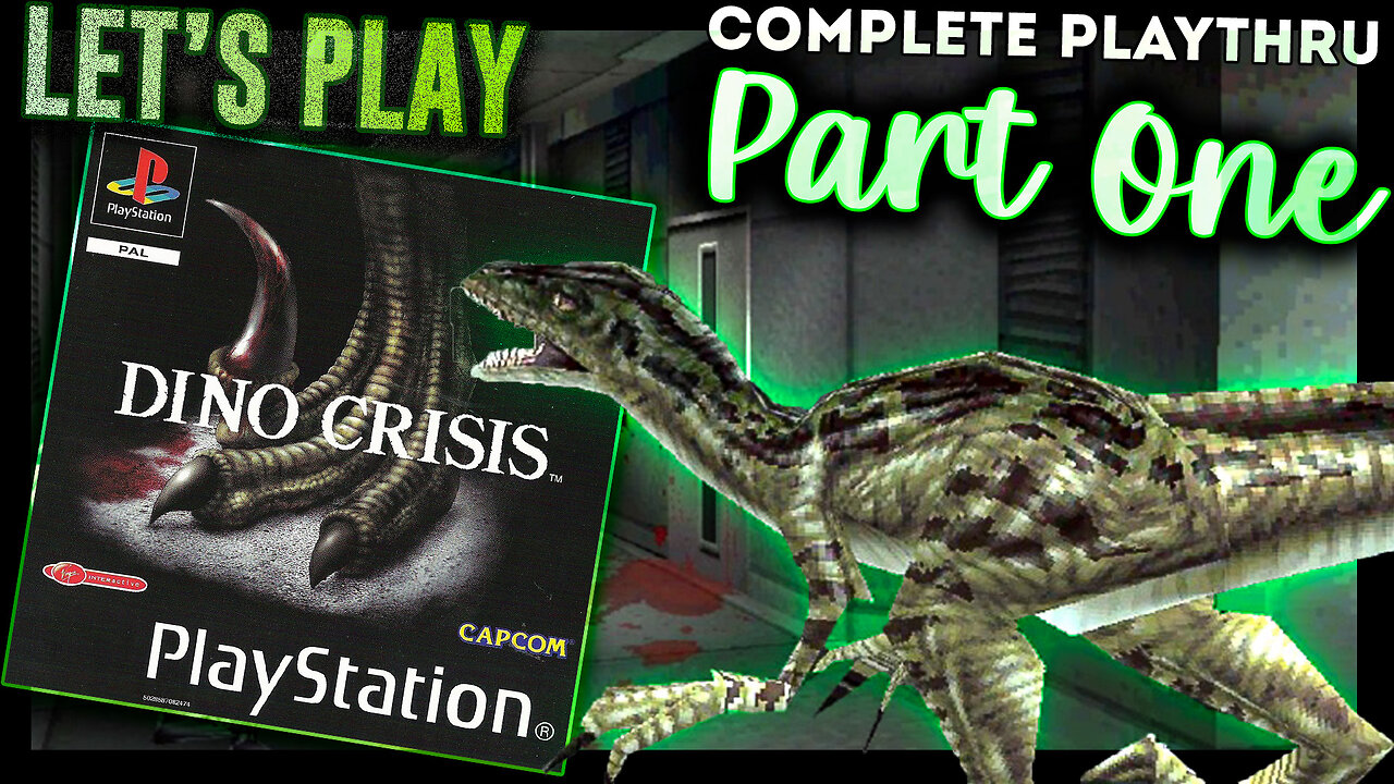 DINO CRISIS Playthrough on PS1 🎮 Retro Survival-Horror Game | Extra Chat + Tokyo Chill Vibes