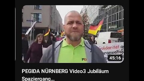 PEGIDA NÜRNBERG Video 3 - Jubiläum Spaziergang #WIRSEHENUNSAUFDERSTRASSE