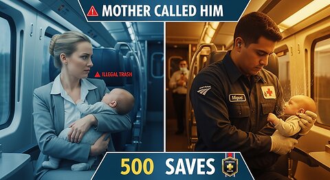 Mother Called Train Worker 'ILLEGAL TRASH'... Until Baby STOPPED BREATHING and His 500 Saves Emerged