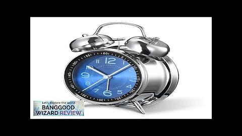 AGSIVO 4 Inch Loud Alarm Clock Twin Bell Analog for Heavy Sleepers Review