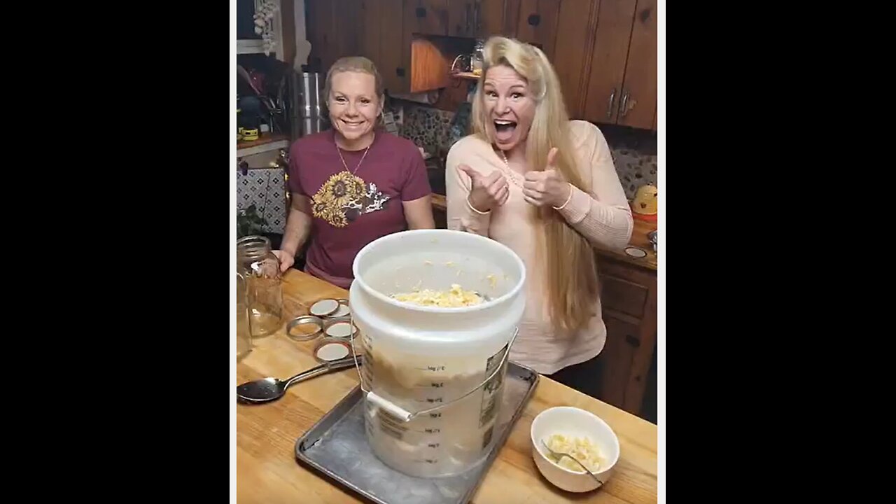 Packing Sauerkraut! Into Jars For Long Storage