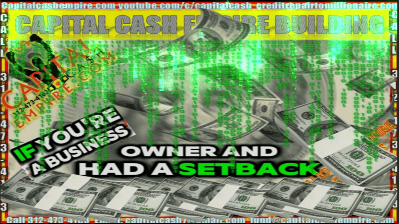 IF YOUR A BUSINESS OWNER & HAD A SET BACK & WANT THE BIGGEST 2ND CHANCE EVER!! #entrepreneur #money